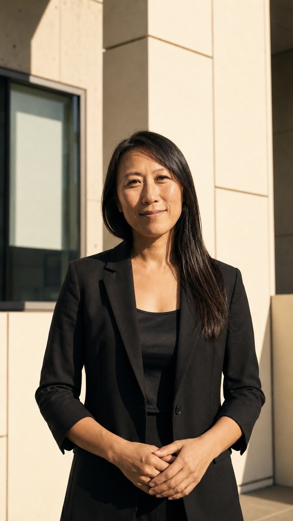 Natasha Fong, founder of Zenter, looking directly at the camera